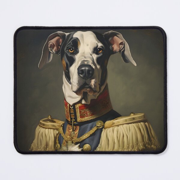 Item preview, Aristocratic Great Dane Portrait Art designed and sold by ConfettiSkyArt.
