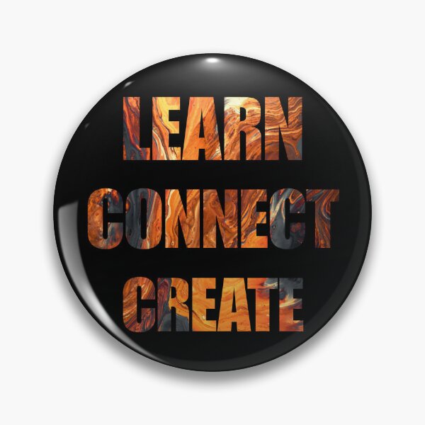Item preview, Learn connect create - molten lava designed and sold by SidTastic .