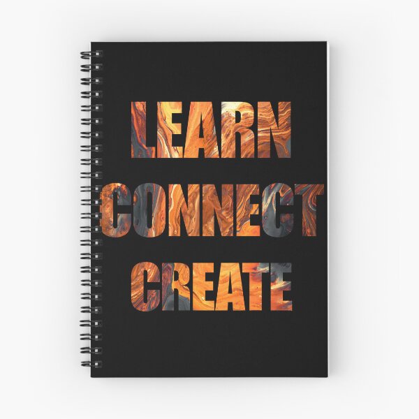 Item preview, Learn connect create - molten lava designed and sold by SidTastic .