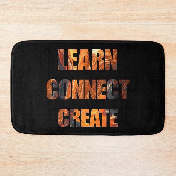 Item preview, Learn connect create - molten lava designed and sold by SidTastic .