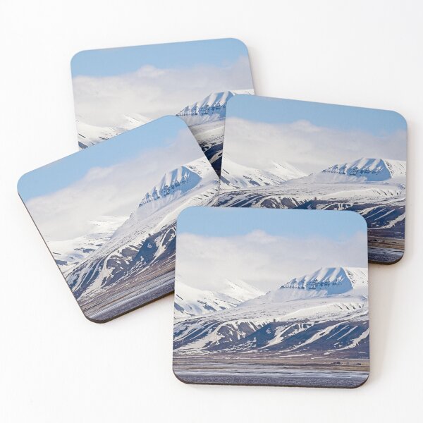 Item preview, Snow Covered Mountains on Arctic Spitsbergen designed and sold by Martyn R Arnold Fine Art Nature & Landscape Photography.