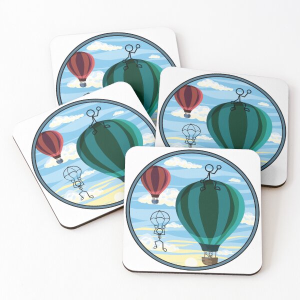 Item preview, Hot Air Balloon Doodle Pals designed and sold by Fia Soisson.