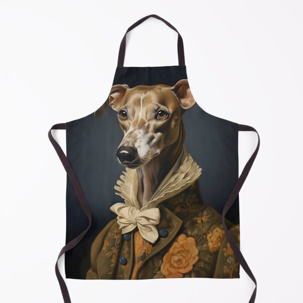 Item preview, Aristocratic Greyhound Portrait Art designed and sold by ConfettiSkyArt.