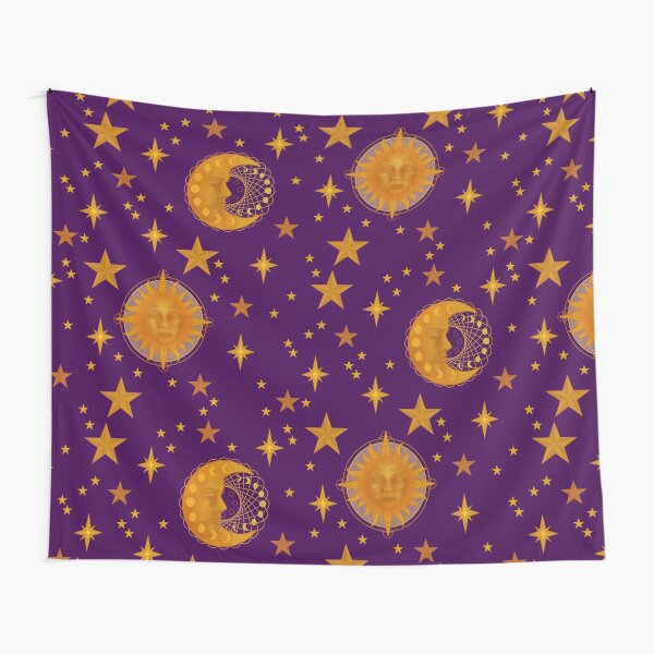 Item preview, Bohemian 90's Sun and Moon Celestial Pattern designed and sold by EmLosin.