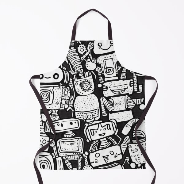 Item preview, robot doodles designed and sold by DrBrandoDesign.