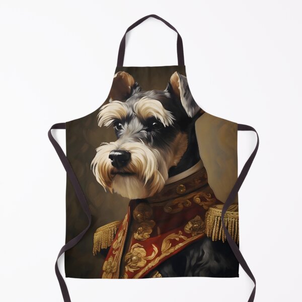 Artikelvorschau, Aristokratische Minischnauzer-Porträtkunst entworfen und verkauft von ConfettiSkyArt.