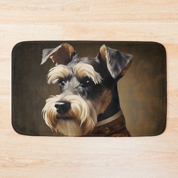 Item preview, Aristocratic Mini Schnauzer Portrait Art designed and sold by ConfettiSkyArt.