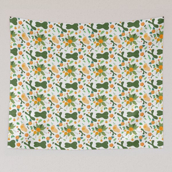 Item preview, Orange Splashing seamless Pattern designed and sold by ATherapyseller.