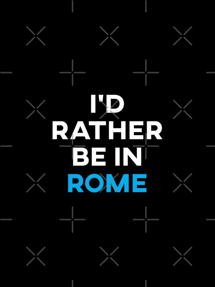 Thumbnail 4 of 4, iPhone Case, I'd Rather Be In Rome designed and sold by teesaurus.