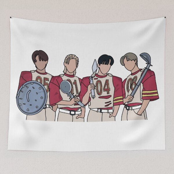 Item preview, Stray Kids Super Bowl (LeeKnow, Felix, Changbin, Han) designed and sold by MangoFloat.