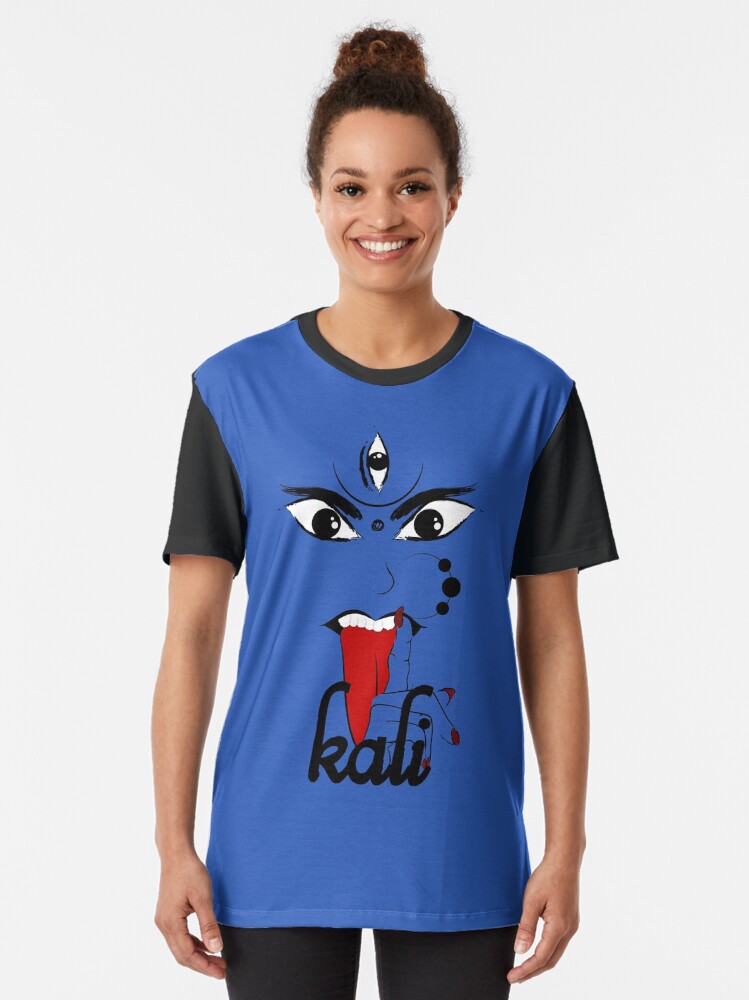 Alternate view of Kali - The Goddess of Destruction Graphic T-Shirt