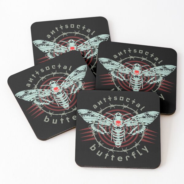 Item preview, antisocial butterfly - introvert loner deathshead moth designed and sold by HaggisVitae.