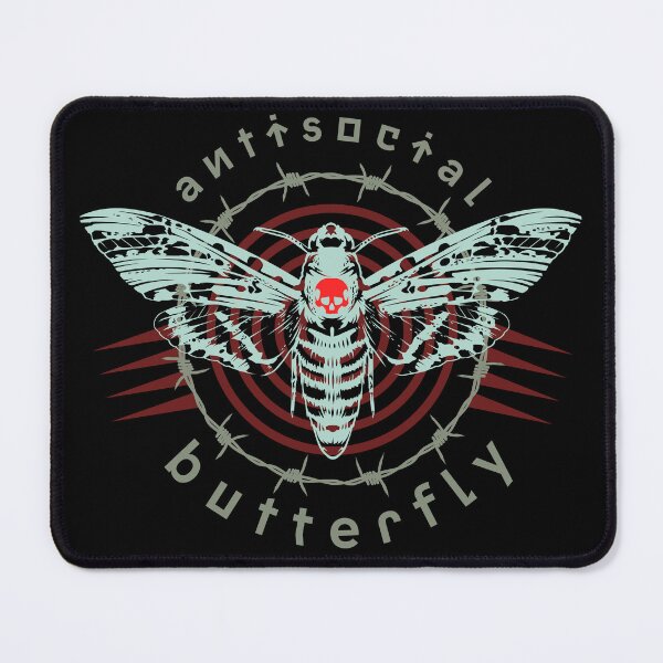 Item preview, antisocial butterfly - introvert loner deathshead moth designed and sold by HaggisVitae.