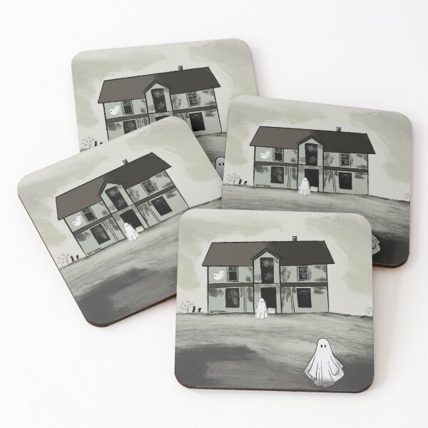 Item preview, BW Haunted House designed and sold by InkedEdges.