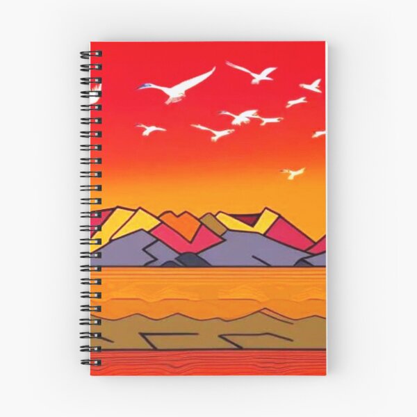 Item preview, White Cranes over mountains designed and sold by George Hutton Hunter.