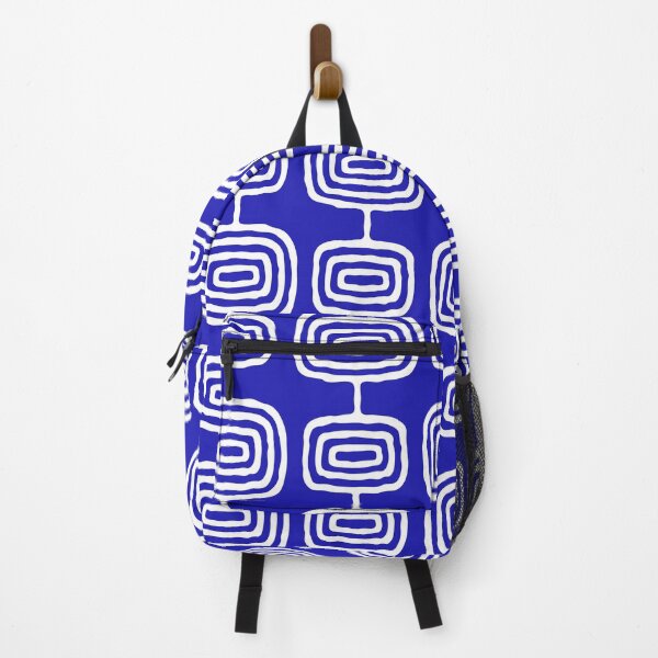 Item preview, Atomic Rings Abstract Art Ultramarine Blue designed and sold by tonymagnerart.