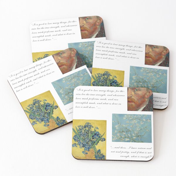 Item preview, Vincent Van Gogh paintings, Van gogh quotes designed and sold by aestheticQuo.