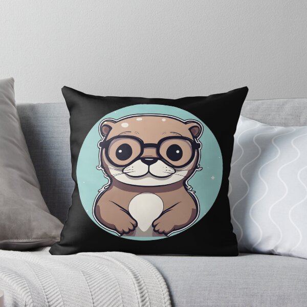 Artikelvorschau, Kluger Otter mit Brille entworfen und verkauft von t3mperature.