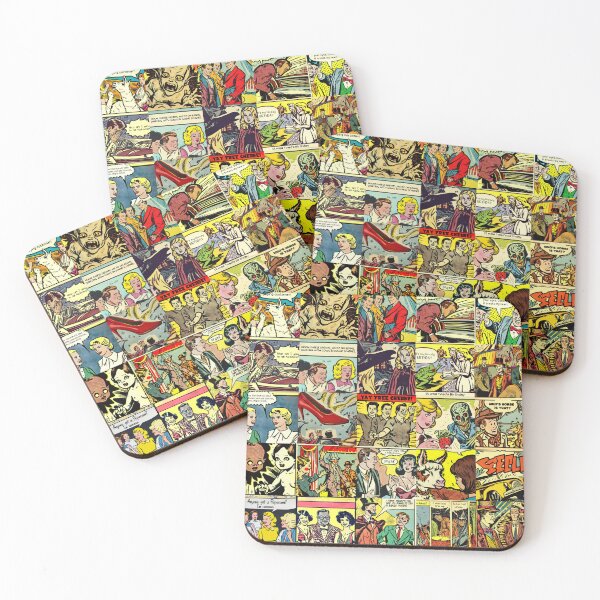 Item preview, Patchwork Comic Panel Print designed and sold by greggfriedrice.