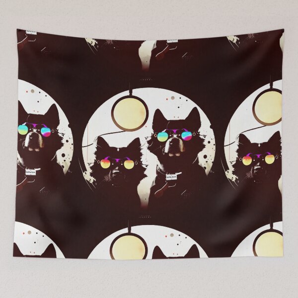 Item preview, Cute colorful cat cats 26 designed and sold by RedWolfDisigne.