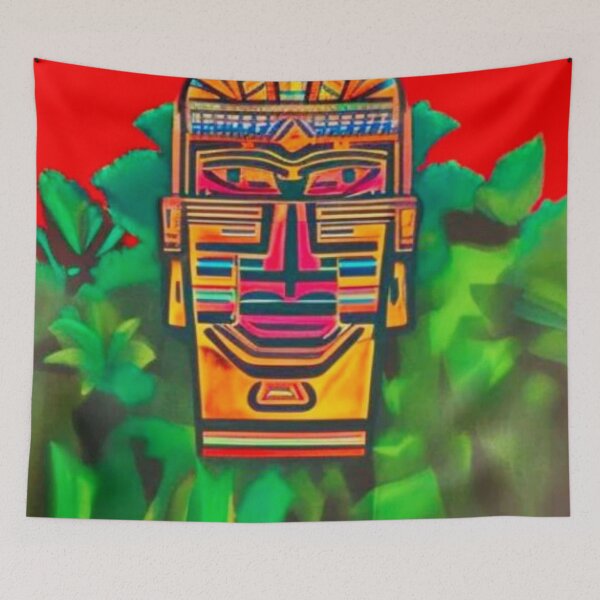 Item preview, Face from the jungle designed and sold by George Hutton Hunter.