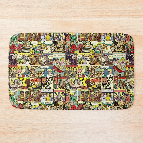 Artikelvorschau, Patchwork-Comic-Panel-Druck entworfen und verkauft von greggfriedrice.