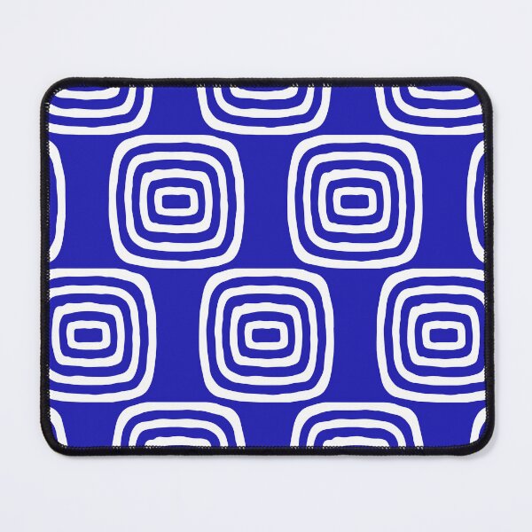 Item preview, Ultramarine Blue Concentric Circle Pattern designed and sold by tonymagnerart.