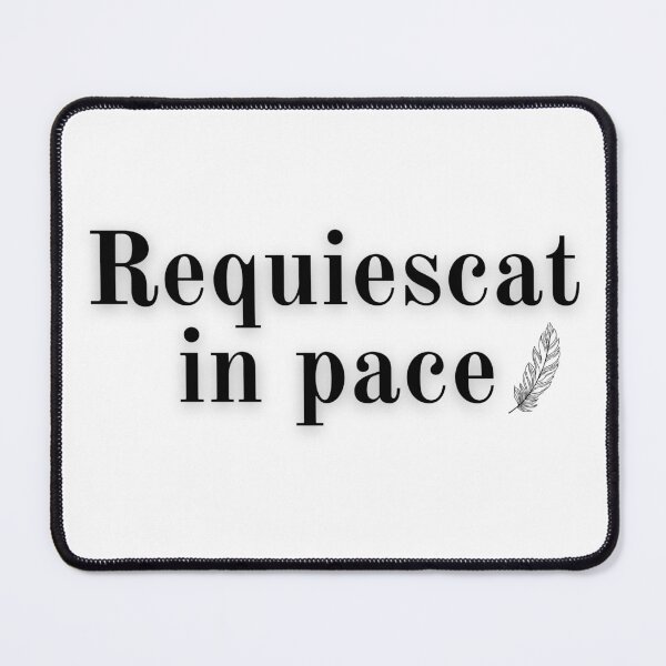 Item preview, Requiescat in pace pen writing designed and sold by PassionFruchti.