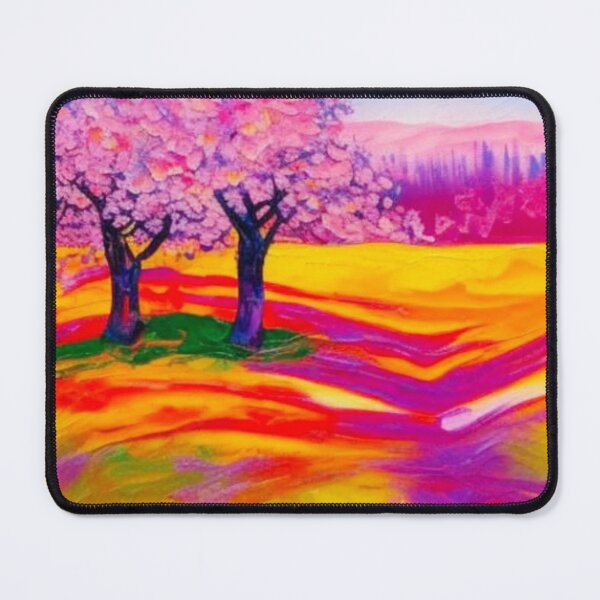 Item preview, Cherry trees in mountain meadow designed and sold by George Hutton Hunter.