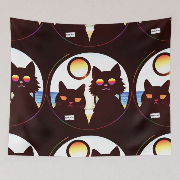 Item preview, Cute colorful cat cats 27 designed and sold by RedWolfDisigne.