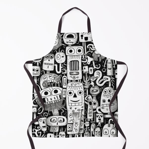 Item preview, Curved Fantasies: Black and White Pop-Art Adventures designed and sold by Piotrek0001.