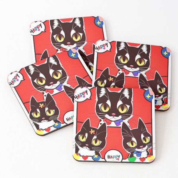 Item preview, Cute colorful cat cats 28 designed and sold by RedWolfDisigne.