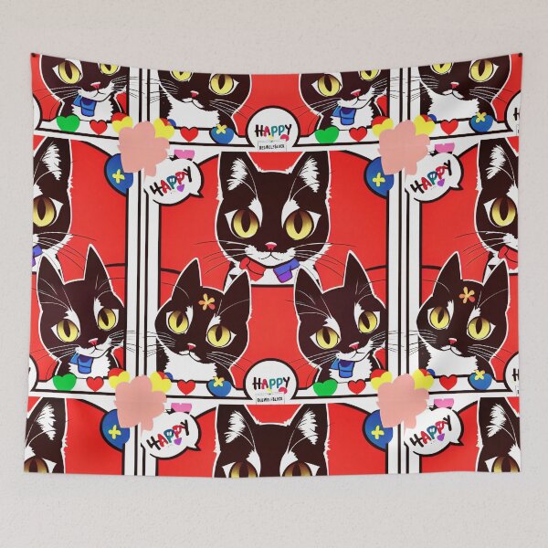 Item preview, Cute colorful cat cats 28 designed and sold by RedWolfDisigne.