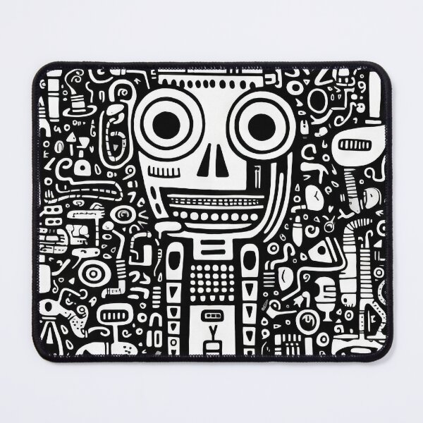 Item preview, Curved Fantasies: Black and White Pop-Art Adventures designed and sold by Piotrek0001.