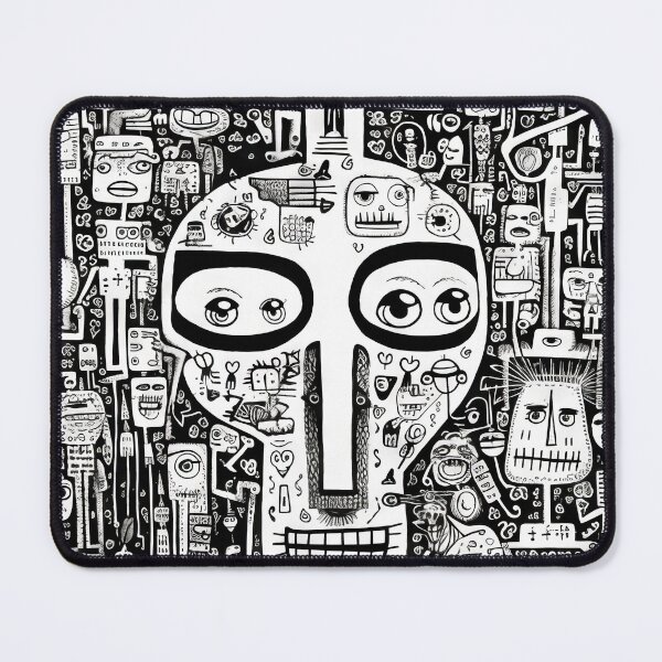 Item preview, Curved Fantasies: Black and White Pop-Art Adventures designed and sold by Piotrek0001.