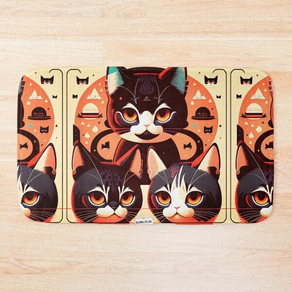 Item preview, Cute colorful cat cats 29 designed and sold by RedWolfDisigne.