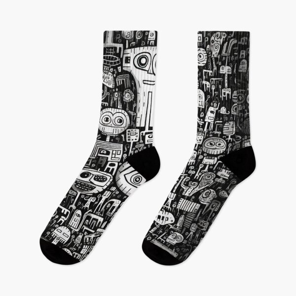 Item preview, Curved Fantasies: Black and White Pop-Art Adventures designed and sold by Piotrek0001.
