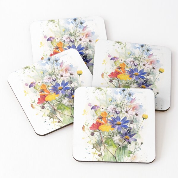 Item preview, Watercolor garden plants and flowers - botanical art 14 designed and sold by Red Witch Art.