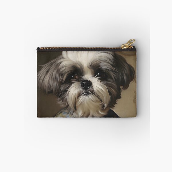 Item preview, Aristocratic Shih Tzu Portrait Art designed and sold by ConfettiSkyArt.