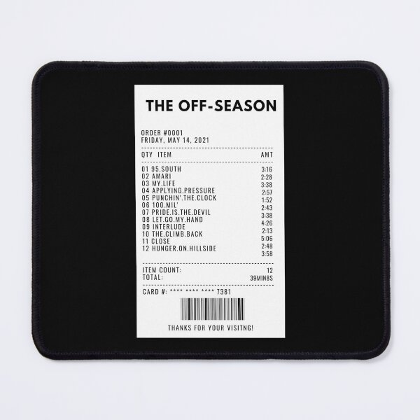 Item preview, The Off-Season receipt designed and sold by 1xstonee-shop.