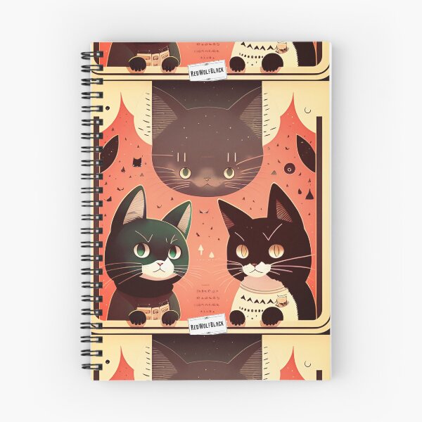 Item preview, Cute colorful cat cats 30 designed and sold by RedWolfDisigne.