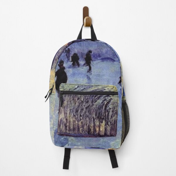 Item preview, Skaters on frozen river designed and sold by George Hutton Hunter.