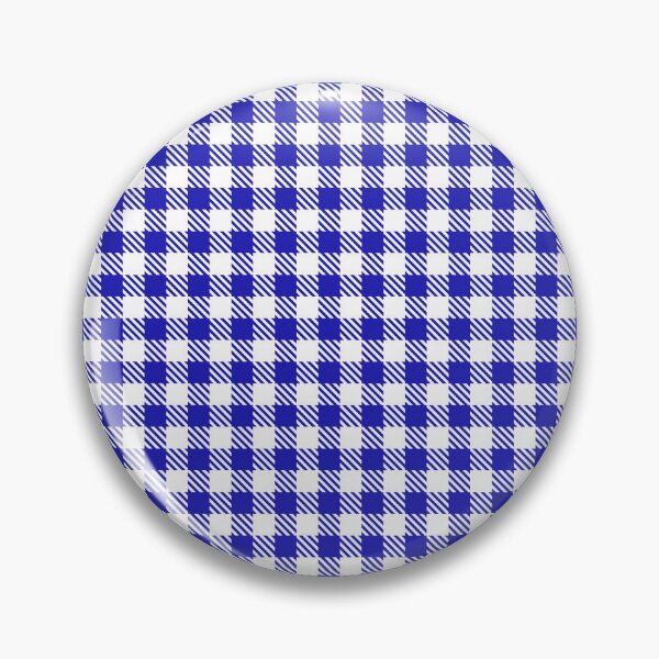 Item preview, Ultramarine Blue Buffalo Plaid Pattern designed and sold by tonymagnerart.