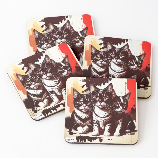 Item preview, Cute colorful cat cats 32 designed and sold by RedWolfDisigne.