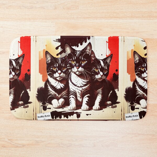 Item preview, Cute colorful cat cats 32 designed and sold by RedWolfDisigne.