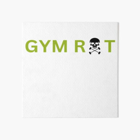 GYM RAT, WORKOUT :) | Art Board Print