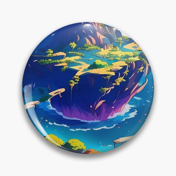 Item preview, Beautiful floating islands landscape illustration designed and sold by 1Celery.