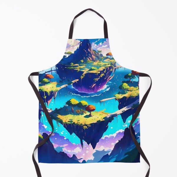Item preview, Beautiful floating islands landscape illustration designed and sold by 1Celery.