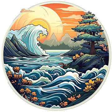 Artwork thumbnail, Tides in Spring by RiffraffDesigns