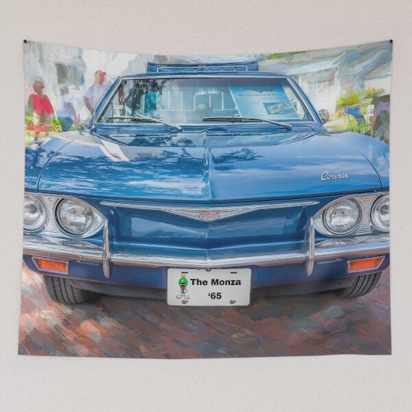 Item preview, 1965 Blue Chevrolet Corvair Monza X104 designed and sold by RichFrancoCars.